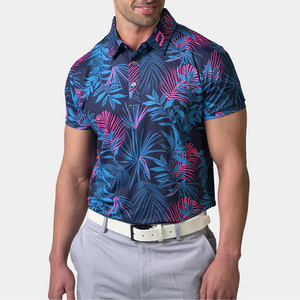 Chemises polo pour hommes avec impression personnalisée, dernier design, logo brodé, design personnalisé, mélange de polyester et de spandex, chemises polo de golf - Product Image 3