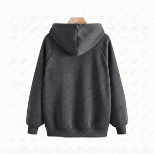 DROGEN EXPORT Charcoal <b>Grey</b> Custom Solid Breathable Quick Dry Fashion Pullover Trendy <b>Men's</b> Hoodie 350g <b>Sweatshirt</b> - Product Image 2