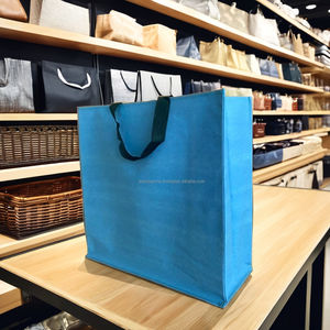 Bolsa de Tela Reutilizable con Logotipo Personalizado, Asas de Cinta de Polipropileno, Tamaño Mediano, Hecha en Hung Yen, Vietnam, para Publicidad y Almacenamiento - Product Image 3