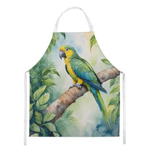 Yellownaped for Parrot Large Multicolor Unisex <b>Apron</b> <b>Kitchen</b> Cooking Baking Gardening Server Adults Men <b>Women</b> Model - Product Image 1
