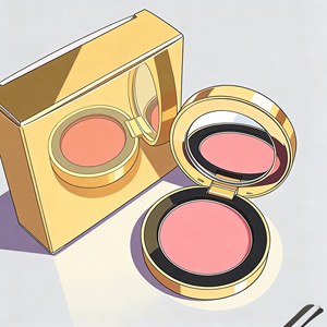 The factory sells popular, high-quality, finely textured, richly colored and portable <b>blush</b> cosmetics. - Product Image 6