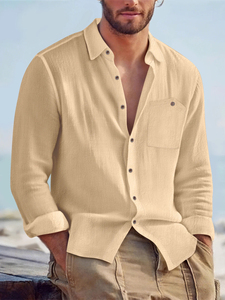 เสื้อเชิ้ตผู้ชายคุณภาพพรีเมียมสไตล์โกธิค กระดุมแถวเดียว ทรงเข้ารูป แขนยาว ลายพิมพ์เรียบ ระบายอากาศได้ดี ผ้าฝ้าย 100% รับผลิตแบบ OEM - Product Image 3