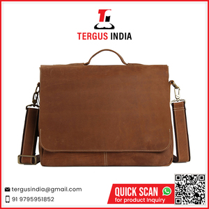 Bolso de Cuero para Portátil de Fabricación India para Viajes de Negocios con Amplio Espacio de Almacenamiento y Transporte Cómodo - Product Image 2