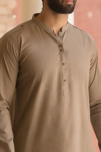 Ensemble de costume Shalwar Kameez pour homme, dernière conception, fabriqué en usine, en coton respirant, pour l'été, vêtements décontractés, prix abordable, vente en gros, OEM ODM - Product Image 2