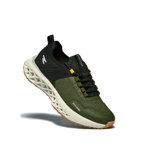 Chaussures de sport athlétiques noires pour hommes, légères, à lacets, respirantes et amorties - Product Image 3