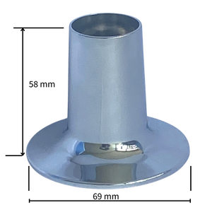 FGZ0006 Moderno Soporte de Ducha de Zinc Irregular para Montaje en Pared con Fácil Limpieza - Product Image 5