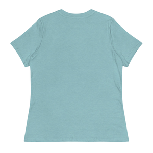 T-shirt bleu clair décontracté pour femme, col rond, en coton doux, manches courtes, vêtement de mode décontracté pour tous les jours - Product Image 2