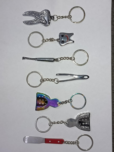 Llaveros de metal de acero para equipos dentales MARI INSTRUMENTS, llaveros promocionales para clínicas, fabricante OEM de llaveros. - Product Image 3