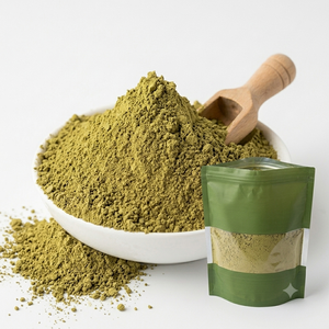 Polvo Superfino de Hoja de Henna Verde Intenso para Aplicación de Mehndi y Arte Capilar - Product Image 6
