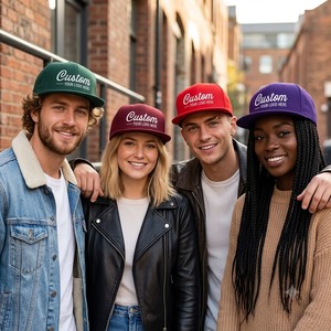 Casquette structurée premium 6 panneaux, snapback, broderie logo personnalisé, visière plate, Flexfit, casquette de baseball sport unisexe - Product Image 6