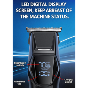 <span class=keywords><strong>Komex</strong></span> 3 en 1 con Luz LED, Motor Profesional sin Escobillas, Recargable por USB, Cortadora de Pelo LCD, Recortadora de Barba y Afeitadora para Hombres - Product Image 4