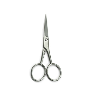 Tijeras de Acero Inoxidable de Grado Médico de Calidad Premium para Manicura, Cejas y Bigote, con Tornillo Real de 4 Pulgadas - Product Image 2
