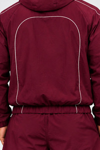 <b>Men</b>’s Contrastline <b>Lightweight</b> Windbreaker Set Hooded Zip Up <b>Jacket</b> With Matching Shorts Outdoor Running Sportswear For <b>Men's</b> - Product Image 4
