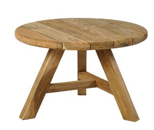 Table d'appoint extérieure en bois massif de haute qualité pour salon, mobilier de maison fabriqué au Vietnam, idéale comme table basse pour villas - Product Image 2