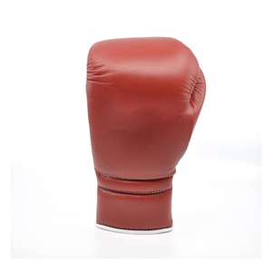 Guantes de boxeo OEM con cordones, de cuero vacuno metálico, para combates profesionales, entrenamiento y competición. - Product Image 3
