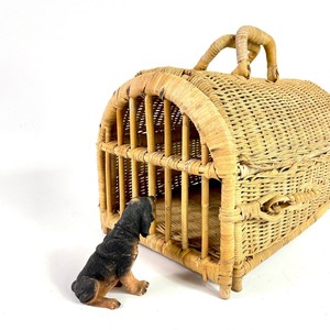 Manuel de luxe rotin en osier tissé autre animal de compagnie nid maison poussettes sac à dos transporteurs le plus bas prix - Product Image 3