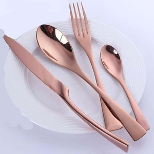 Cubiertos de lujo de acero inoxidable, conjunto de cubiertos de alta calidad de diseño moderno único para restaurante, boda, hogar y hotel, nuevo aspecto - Product Image 5