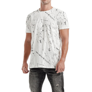 เสื้อยืดเจอร์ซีย์ผู้ชายใหม่ ผ้าฝ้าย 100% คอกลม แขนสั้น ทรงโอเวอร์ไซส์ ผ้าไม่ยับ สวมใส่สบายๆ สำหรับฤดูร้อน - Product Image 6