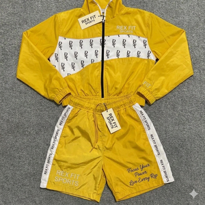 Fashion <b>Women</b> Casual Loose Shorts Set Zipper Long Sleeve <b>Jacket</b> and Shorts Sports Two Piece Set <b>Women</b> - Product Image 1