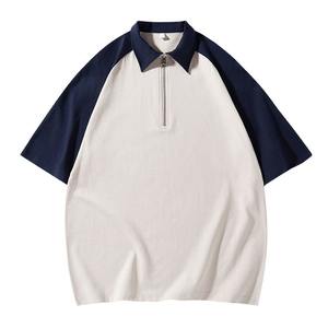 Polo de Verano de Diseño Unisex para Bordado de Logotipo, Camisetas Polo de Poliéster Bicolor Personalizadas - Product Image 6