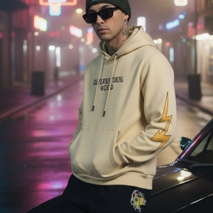 Sudadera con Capucha Extra Grande de Diseño Personalizado con Color y Logotipo, Sudadera con Capucha para Hombre de Color Sólido, Sudaderas con Capucha para Mujer - Product Image 4