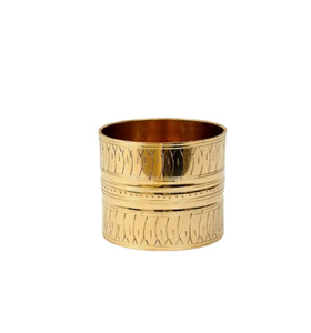 Taza Medidora de Latón Hecha a Mano de Alta Calidad para Cocina, Taza para Medir Arroz y Granos con Diseño Pulido Martillado - Product Image 1