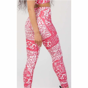 Leggings ajustados de alta calidad para mujer, pantalones apilados más populares con logotipo de fábrica elegante en la cintura - Product Image 4
