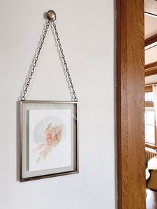 Marco de Fotos Colgante de Vidrio y Metal para Decoración del Hogar, con Vidrio de Doble Cara, Marcos de Fotos Decorativos Personalizados - Product Image 5