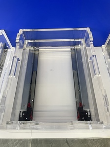 Glissières télescopiques modernes à fermeture amortie de type coulissement complet pour tiroirs de meubles de cuisine, de salle à manger et de chambre - Product Image 2