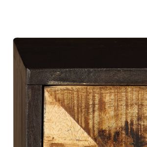 Credenza Rettangolare Media in Legno Massello di Mango Marrone - Product Image 4