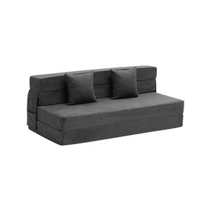 Divano Letto Pieghevole 3 in 1 Convertibile con 2 Rivestimenti Lavabili, Schiuma Memory ad Alta Densità 25D per Uso in Palestra e Hotel - Product Image 1