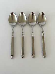 Vintage Stainless Steel <b>Flatware</b> Set - Mid-Century Modern 20 Piece - Product Image 2