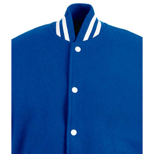 2026 <b>Men's</b> Black Varsity <b>Jacket</b> with White Sleeves Preppy Style Zipper Closure Solid Color <b>Canvas</b> - Product Image 3