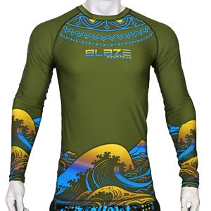 ชุดป้องกันผดผื่นแขนยาวแบบระเหิดสำหรับผู้ชายสวมใส่สบายและป้องกันด้วยตัวเลือกหลากสี - Product Image 1