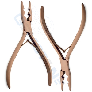 Pince professionnelle à 2 trous pour extensions capillaires, outil de pose de micro-anneaux de 5,5 pouces, pince à boucle pour extensions de cheveux de 4 mm et 5 mm et pince de retrait - Product Image 3