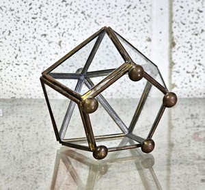 Elegant Customizable Size Jewelry <b>Box</b> Beautiful <b>Glass</b> Design Jewelry <b>Box</b> Handmade Classic Jewelry Gold Plated - Product Image 1