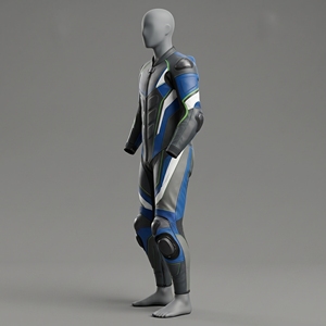 Traje de Carreras de Motocicleta Profesional de Cuerpo Completo Unisex con Armadura CE de Cuero Transpirable de Una Pieza, Traje de Carreras Personalizado para Todas las Estaciones NEXT - Product Image 3