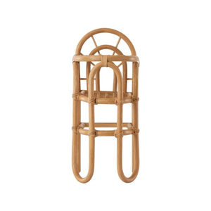 Chaise de poupée rustique en rotin naturel 100% fait main, chaise de salle à manger en rotin de haute qualité pour enfants, prix de gros du Vietnam - Product Image 4