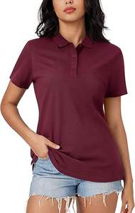Polo de Golf de Secado Rápido para Mujer, Polo Personalizado de Manga Corta y Transpirable para Mujer - Product Image 5