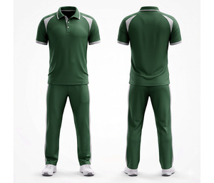 Customized <b>Cricket</b> Sportswear Uniform with Modern Design| Men Women Youth <b>Cricket</b> Wears Polo Shirt and Trouser Full Team - Product Image 1