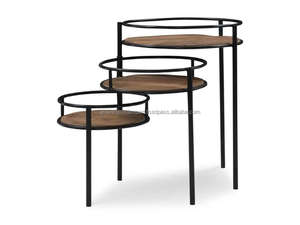 IRDROCK HOME Mesa de Centro Moderna de Madera de Mango de 3 Niveles, Soporte Duradero de Madera para Plantas de Interior y Exterior, Muebles Novedosos 2026 - Product Image 4