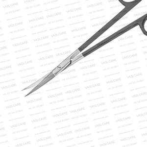 Ciseaux de dissection Tebbetts Delicate Serrated SuperCut 5-1/4″ (13,5 cm), ciseaux chirurgicaux courbés pour rhinoplastie et chirurgie plastique - Product Image 3