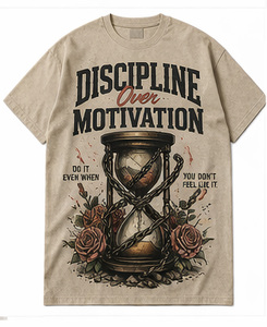 เสื้อยืดผู้ชายผ้าฟลานเนลพิมพ์ลายกราฟิกทรงโอเวอร์ไซส์  คุณภาพสูงสั่งทำพิเศษ สไตล์วินเทจ ซักนุ่ม 100% ผ้าฝ้าย เป็นมิตรต่อสิ่งแวดล้อม น้ำหนัก 300 กรัม - Product Image 2