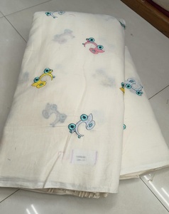 Cotton Multiwork <b>Fabric</b> Width 44 Floral Pattern Home Textile Bedding Material Breathable <b>Medium</b> Weight Woven Plain Style - Product Image 1