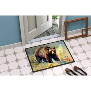 Grizzly Bear Doormat Non-Slip Washable Low Pile Indoor/<b>Outdoor</b> Entryway <b>Rug</b> 24H X 36W Front Door Mat - Product Image 4