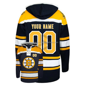 เสื้อฮู้ดฮอกกี้น้ำแข็งแบบยูนิเซ็กซ์ไซส์ใหญ่พิเศษ ปี 2026 ขายส่ง บริการสั่งทำ OEM ผ้าโพลีเอสเตอร์ 100% ระบายอากาศได้ดี แห้งเร็ว - Product Image 6