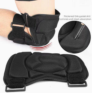 Genouillère réglable en éponge épaisse avec fermeture à enfiler, respirante, pour l'entraînement de volley-ball, toutes saisons, design unisexe - Product Image 4