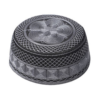 Chapeaux de prière musulmans ethniques pour hommes, prix de gros, casquette de haute qualité en tissu respirant, couleurs et tailles personnalisables, pour usage en mosquée - Product Image 1
