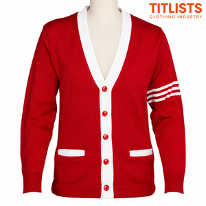 Pulls longs de haute qualité à col en V pour les sororités, les fraternités, les écoles, les collèges et les universités, unisexe - Product Image 1