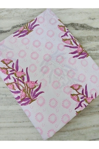 Pure Cotton Fabric with Indian Hand Block Print Floral Design for Home Decor Women's <b>Dress</b> Making Available Bulk Order Supplier - Product Image 4